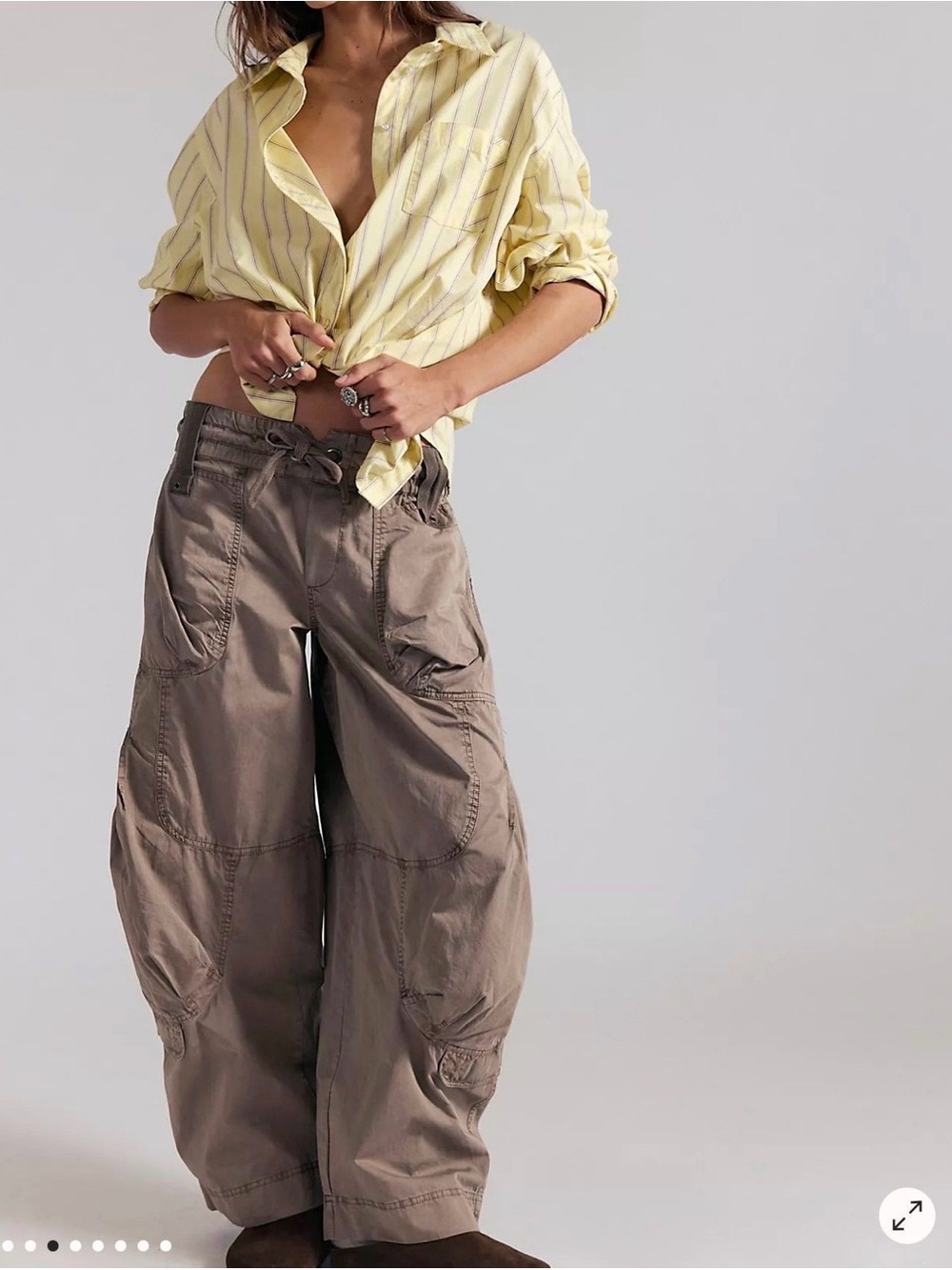 Free People We The Free Onset Pull-On Cargo Pants